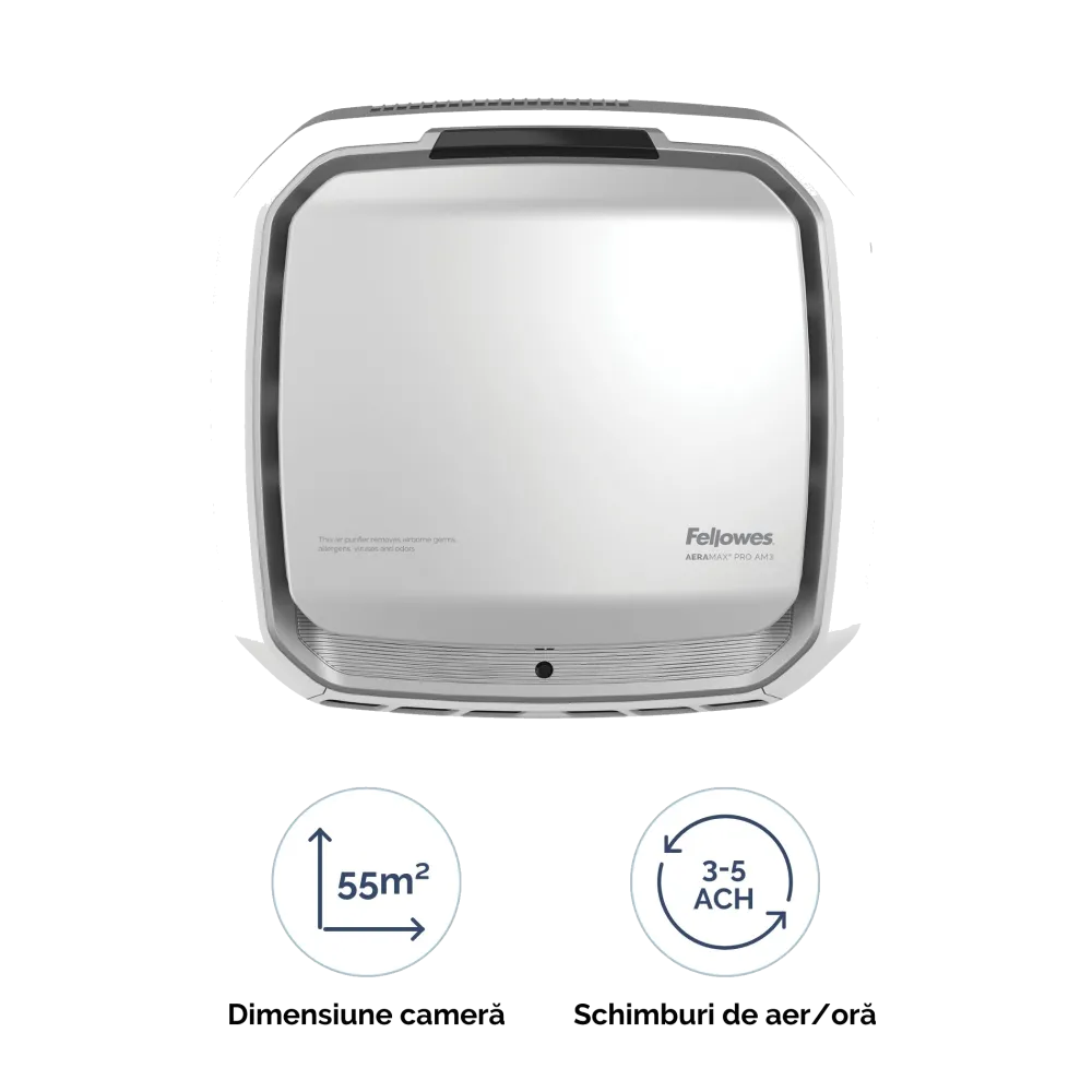 Fellowes AeraMax PRO AM III - purificator de aer profesional, suprafete 30-65mp 
