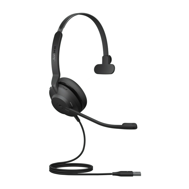 Jabra Casca EVOLVE2 30 SE MS cu fir, Monoaural, On-Ear, conectare USB-A
