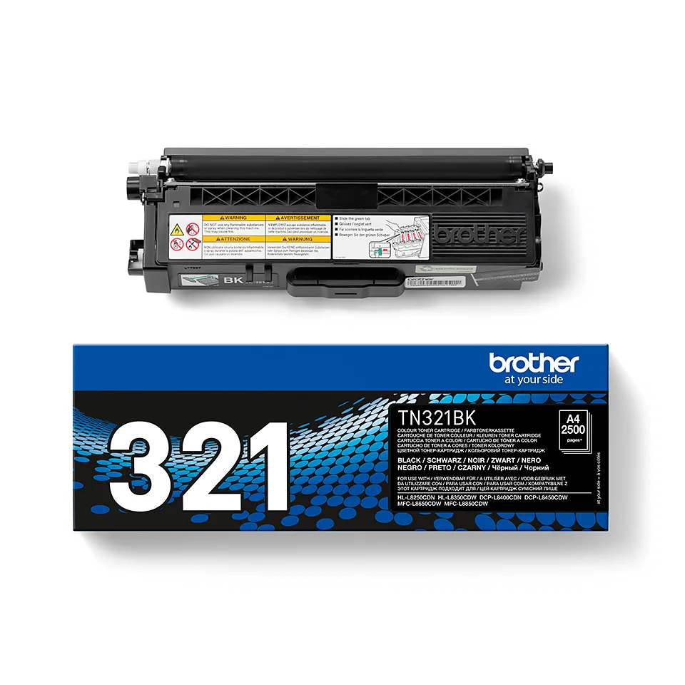 Brother Toner negru TN-321BK, 2500 pagini, pentru HL-L8250CDN