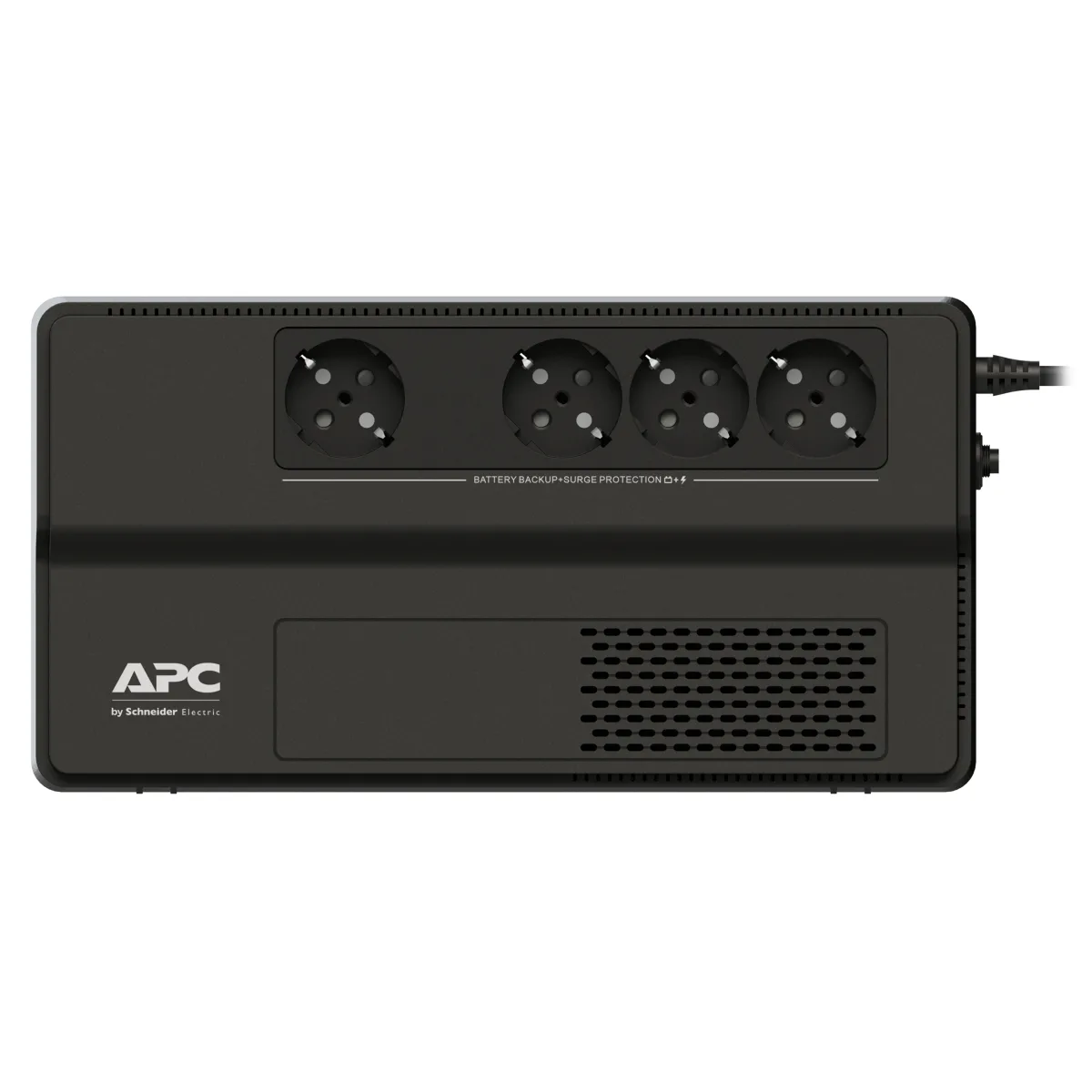 APC BV1000 - Easy UPS Line interactive 1000VA/600W, 4 x Schuko angle