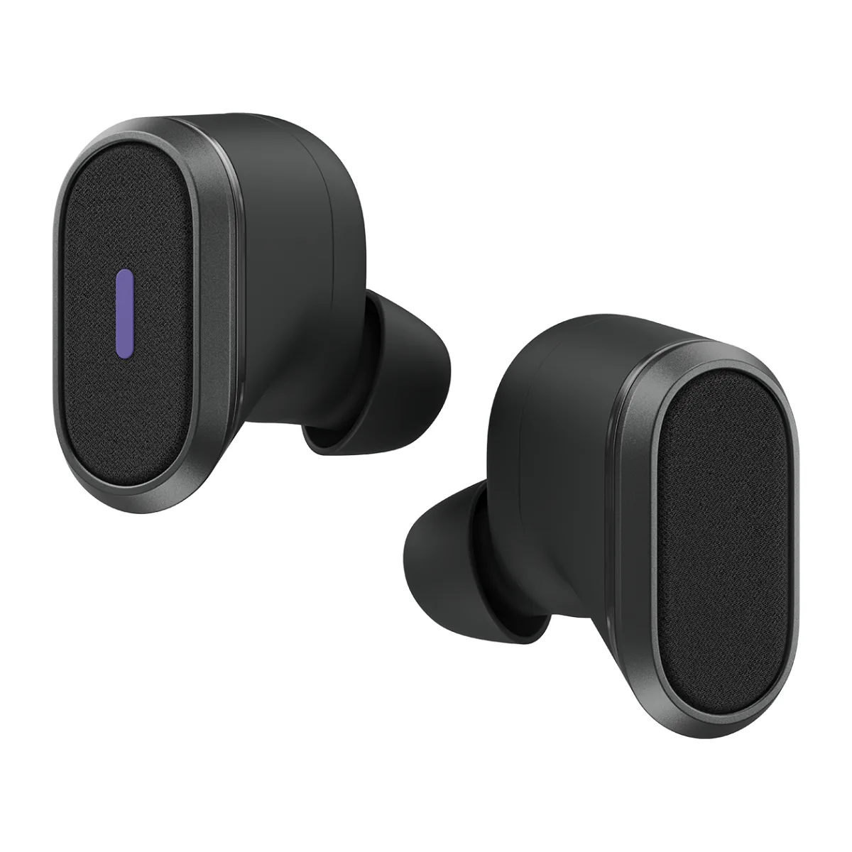 Logitech Zone True Wireless earbuds ANC, Graphite angle