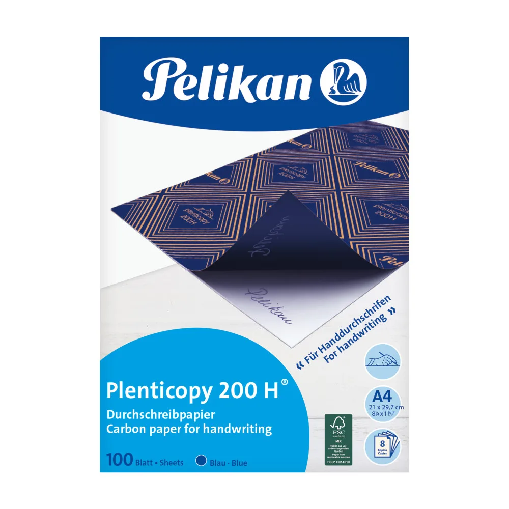 Pelikan Indigo A4 albastru scris de mana, 100 coli