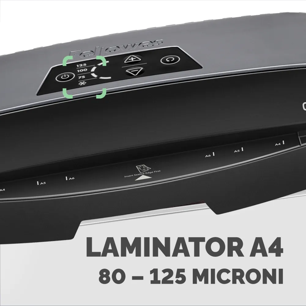 Fellowes Laminator A4 Calibre 125mic 240mm 480mm/min InstaHeat 