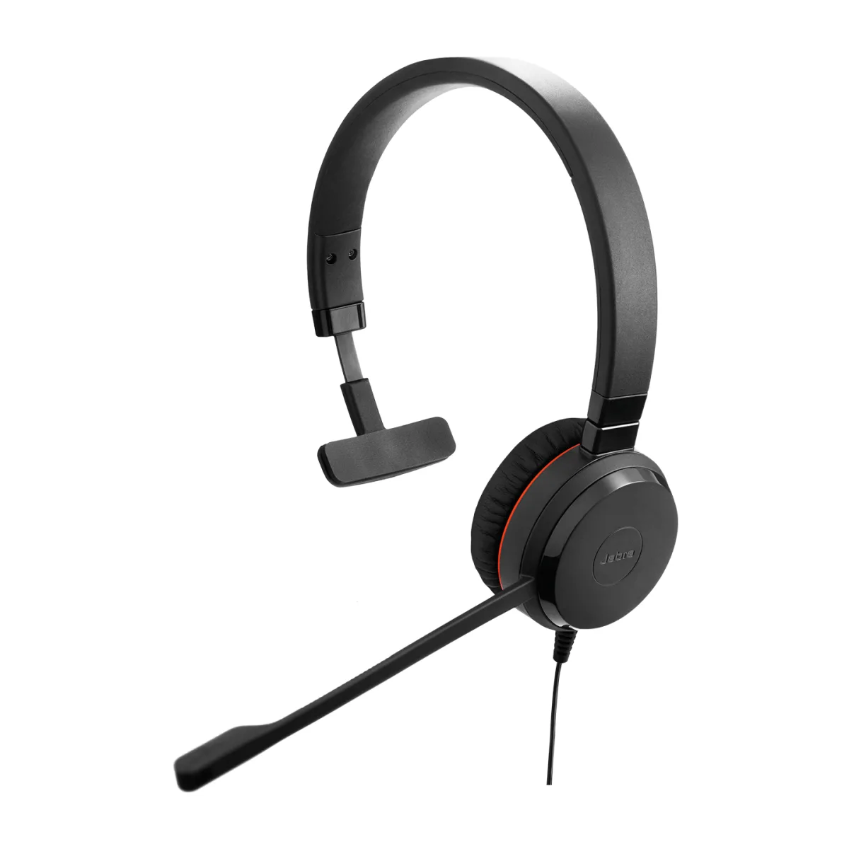 Jabra Casca EVOLVE 20 MS Special Edition cu fir, Monoaural, On-Ear, conectare USB-A angle