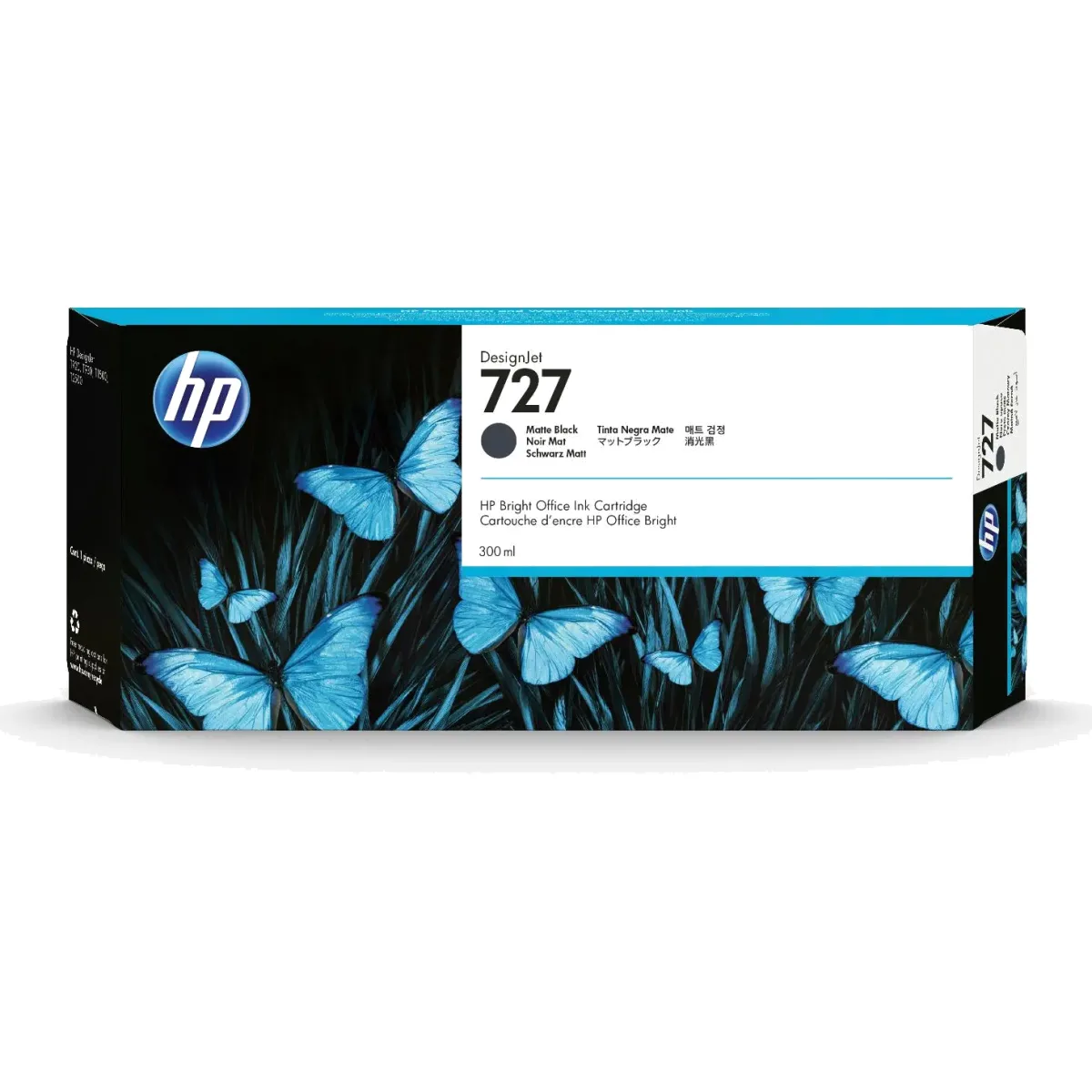 HP C1Q12A Cartus Negru Mat No. 727 standard capacity 300ml