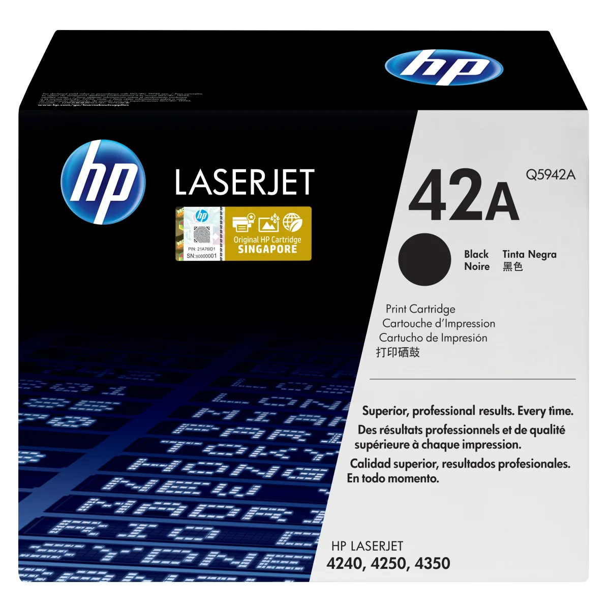 HP Toner original 42A Negru 10000 pag (Q5942A)