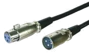 MicroConnect Cablu audio XLR 2m 3 pini tata-mama
