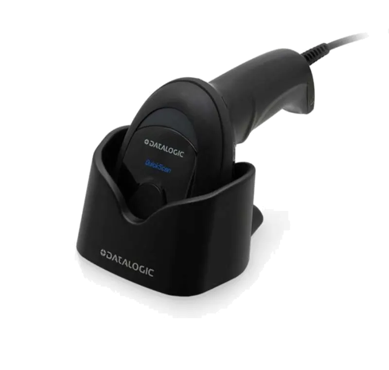 Datalogic Kit scanner 2D QuickScan QW2520 USB cu stand, negru 