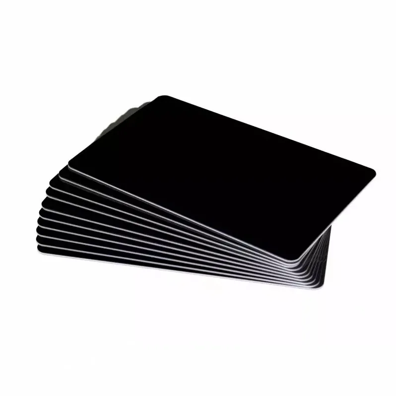 Evolis Card PVC negru mat C8001, CR80, 30 mil 
