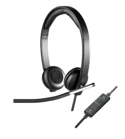 Logitech H650e Stereo Headset USB-A, noise-cancelling
