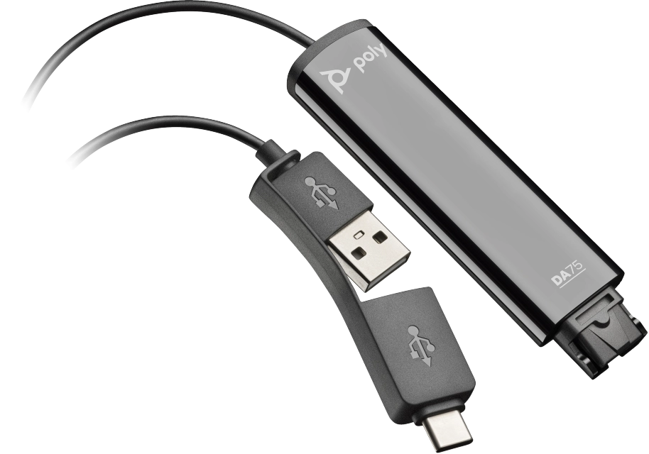 HP Poly DA75 adaptor USB la QD
