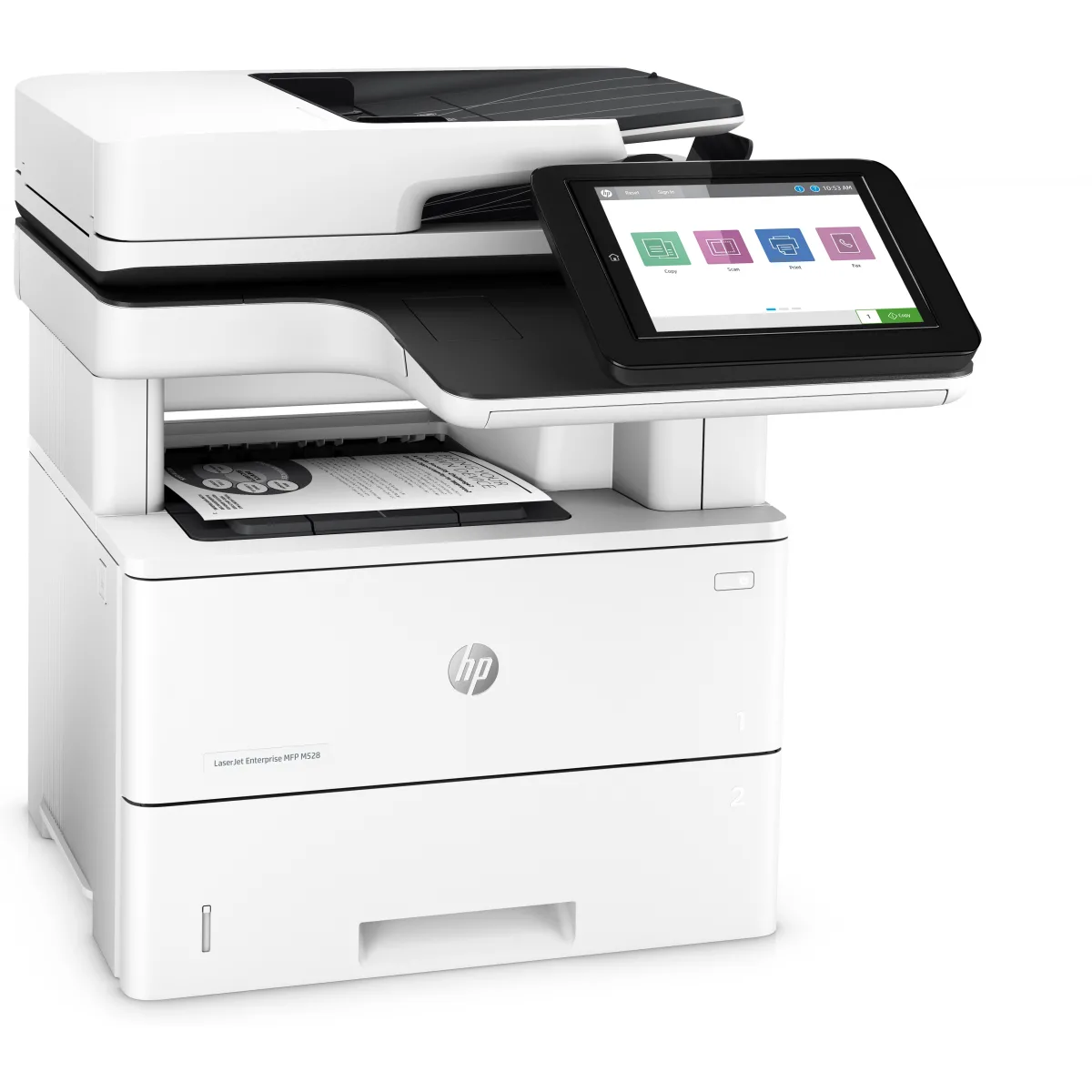 HP LaserJet Enterprise M528dn multifunctional mono A4 (1PV64A) angle