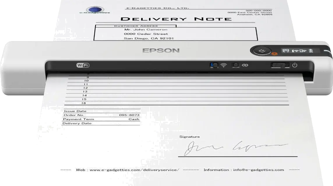 Epson WorkForce DS-80W scanner portabil Wi-Fi 