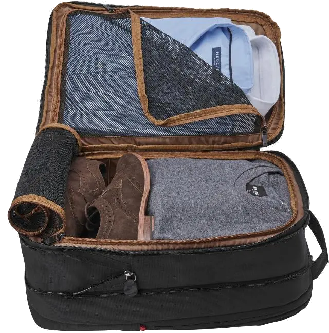 Wenger City Traveler Carry-On Rucsac 16'' cu buzunar de tableta, expandabil negru 