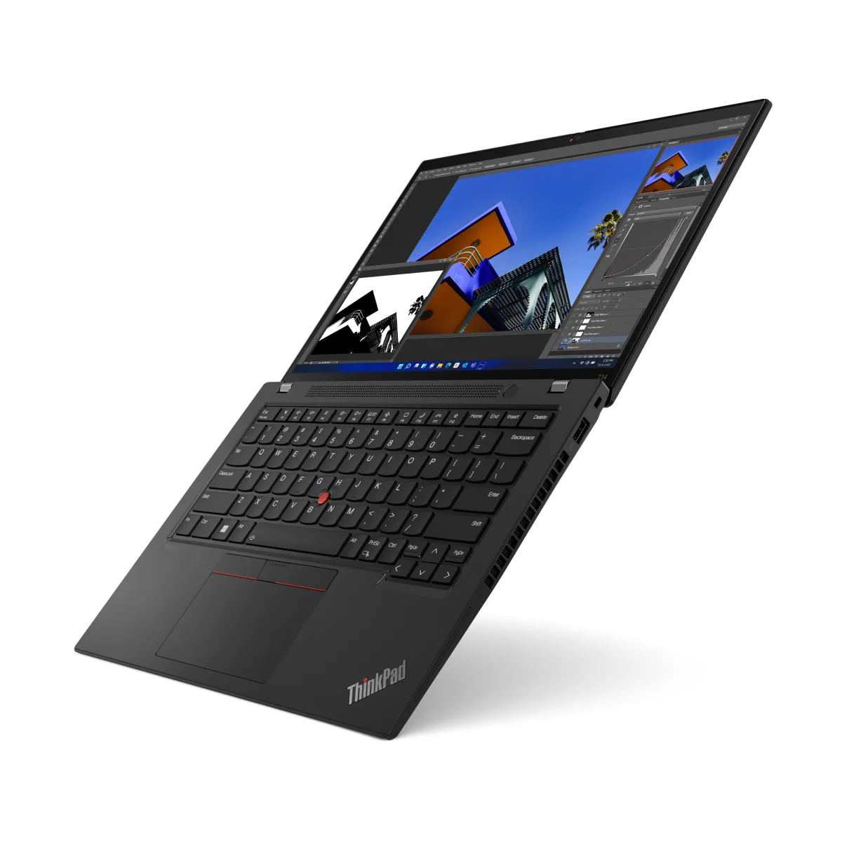 Lenovo Laptop ThinkPad T14 Gen 3 i7 14WUXGA 16GB 1TB W11DG angle