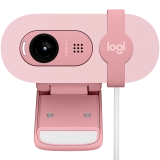 Logitech Camera web Brio 100 Full HD 1080p / 30fps, Conectare USB-A, Cablu: 1m, Rose