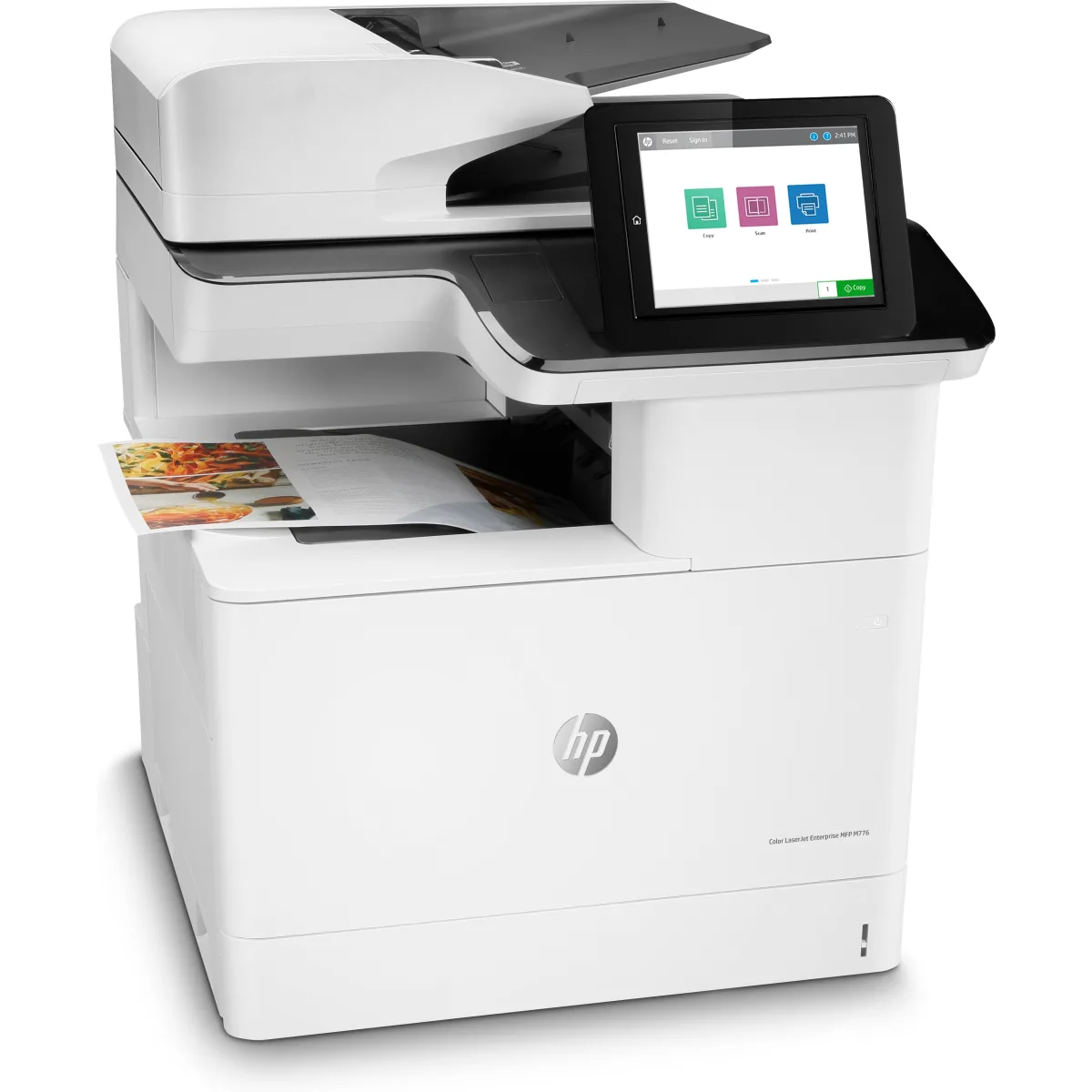 HP Color LaserJet Enterprise MFP M776dn multifunctional A3 color angle