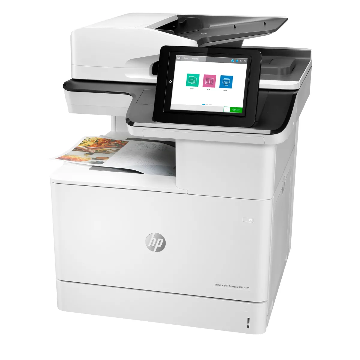 HP Color LaserJet Enterprise MFP M776dn multifunctional A3 color angle