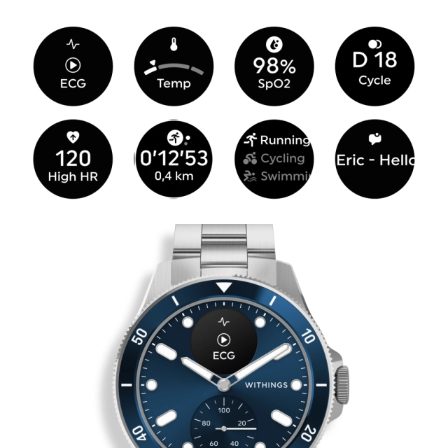 Withings Scanwatch Nova 42mm - Blue 