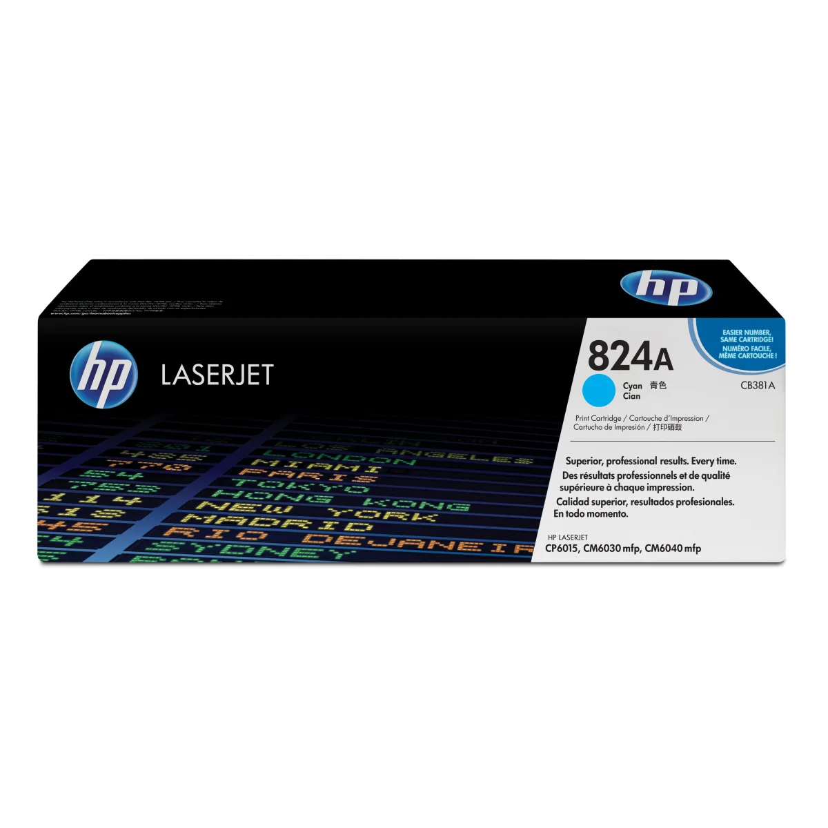 CB381A Cartus toner No.824A cyan pt. HP CP6015/ CM6040MFP, 21k