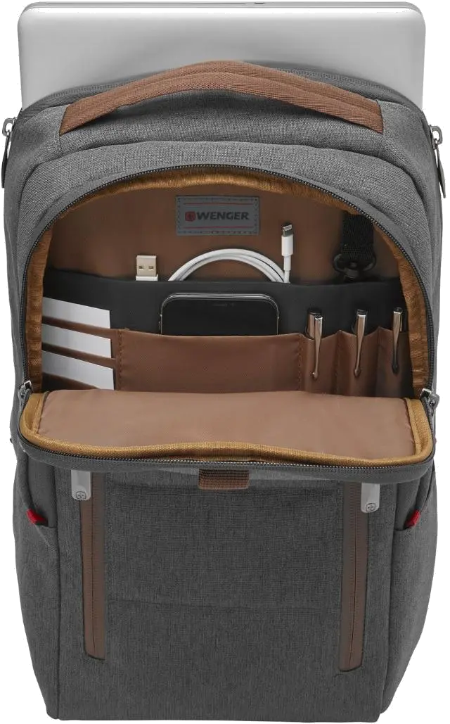 Wenger CityUpgrade, 2in1 Rucsac laptop 16" cu borseta, 15 l, Gri Alloy 