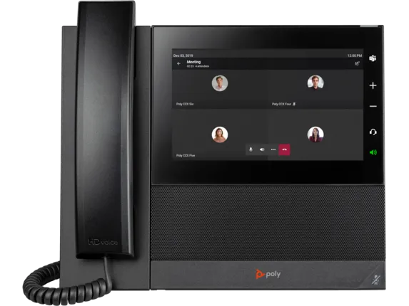 HP Poly CCX 600 Business Media Phone for Microsoft Teams and PoE-enabled 