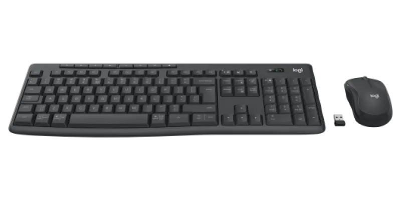 Logitech MK370 Wireless Combo Business, Tastatura + Mouse wireless, Graphite, USB 