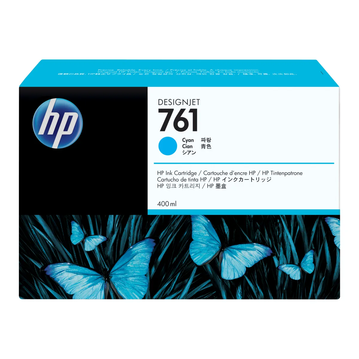 HP CM994A Cartus ink no. 761 400ml Cyan pt. DesignJet standard yield