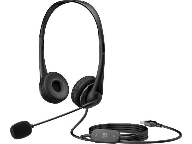 HP Casca stereo cu fir G2, USB