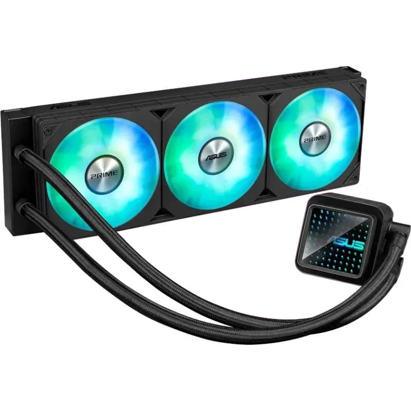 Asus PRIME LC 360 ARGB Cooler Procesor NEGRU marime radiator 360mm 3 ventilatoare