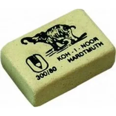 Koh-I-Noor Radiera alba Elephant pentru creioane grafit 27x18x8mm