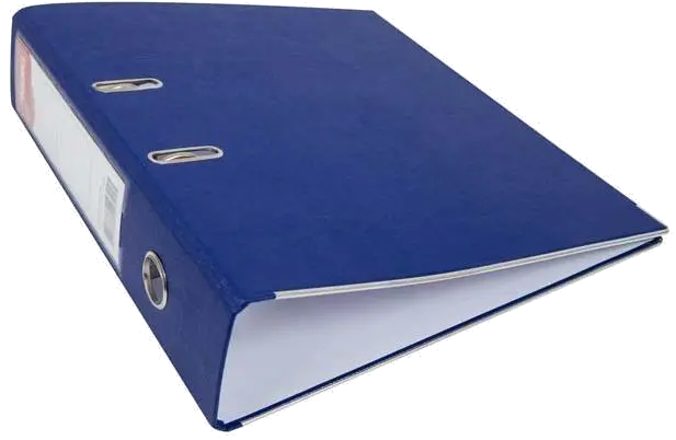 Noki Biblioraft plastifiat 5cm albastru inchis, margini metalice 