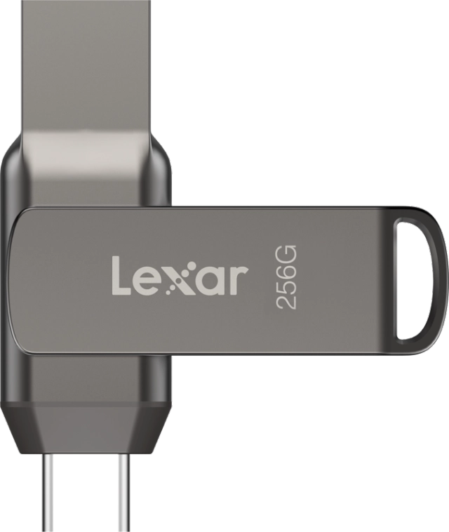 Lexar JumpDrive Dual Drive D400 Type-C & Type-A, up to 130MB/s read (USB 3.1) 256GB 