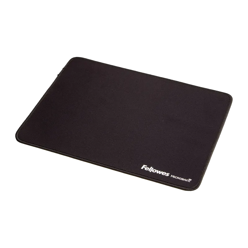 Fellowes Mouse pad XL 28x21 cm antiderapant Microban negru