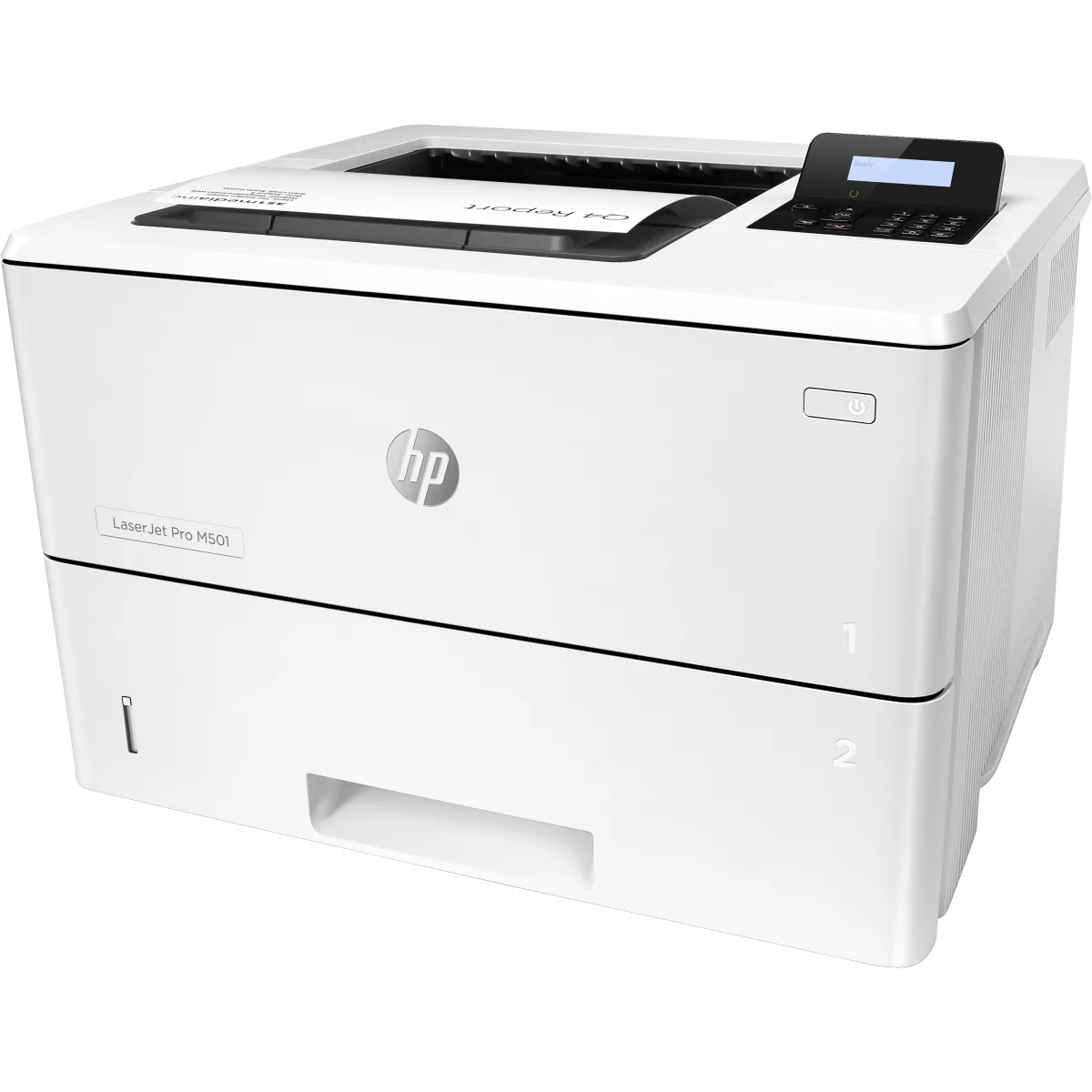 HP LaserJet Pro M501dn imprimanta laser mono A4 retea (J8H61A) angle