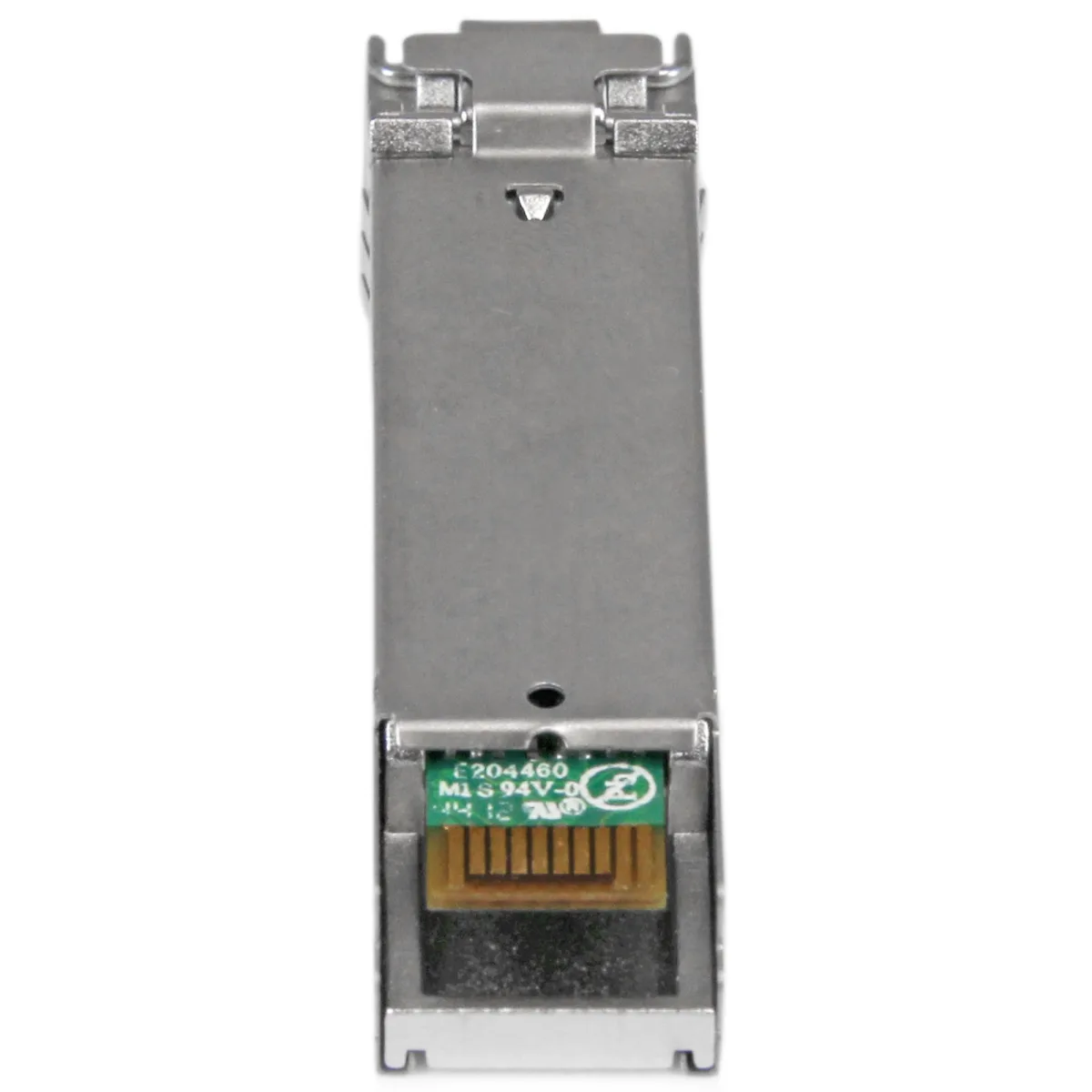 StarTech HP J4858C Compatible SFP Transceiver Module - 1000BASE-SX, Multi Mode, LC, 550m angle