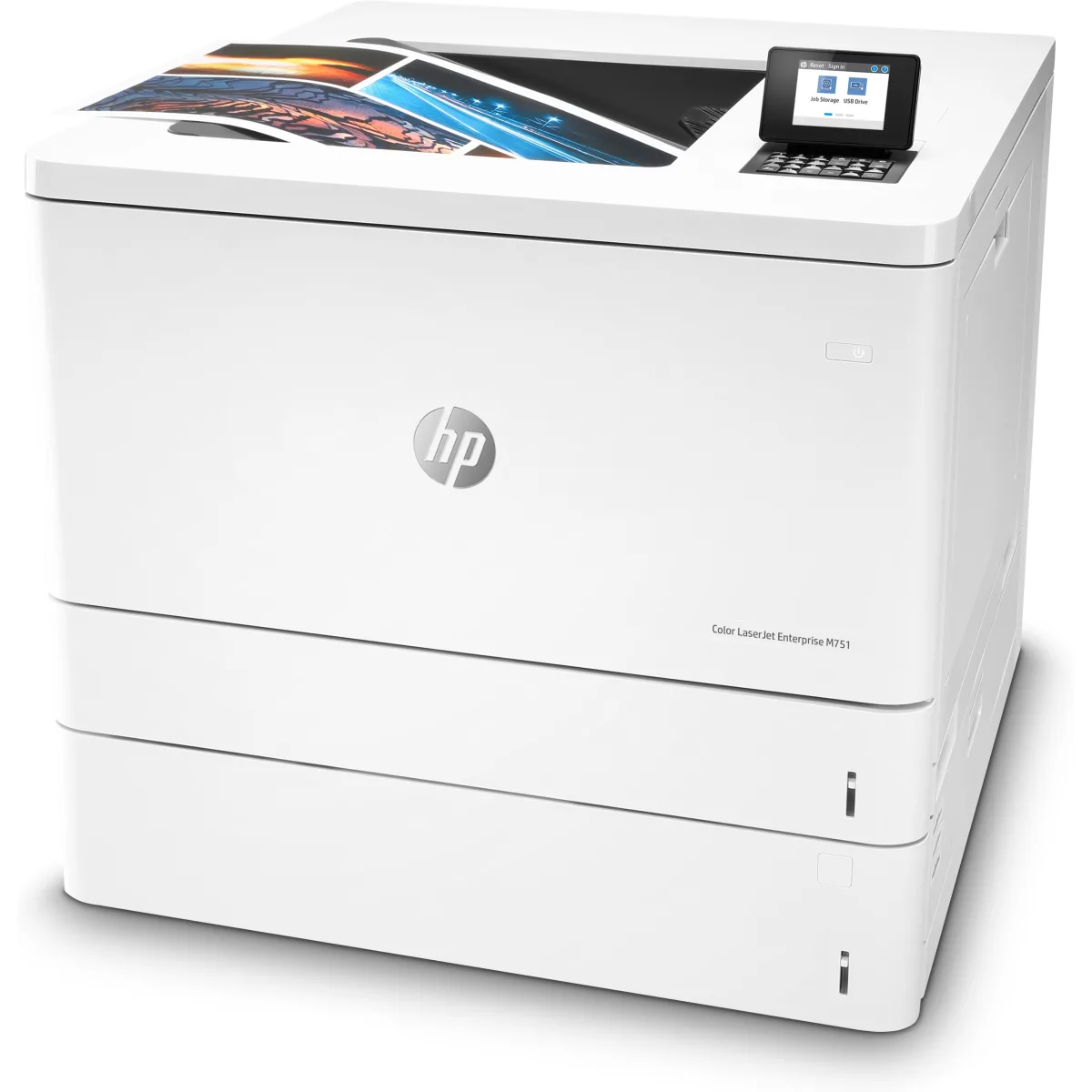 HP Color LaserJet Enterprise M751dn imprimanta A3 41 ppm (T3U44A) angle