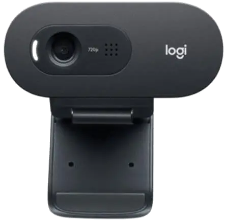 Logitech C505 HD Webcam, HD 720p/30fps, Black