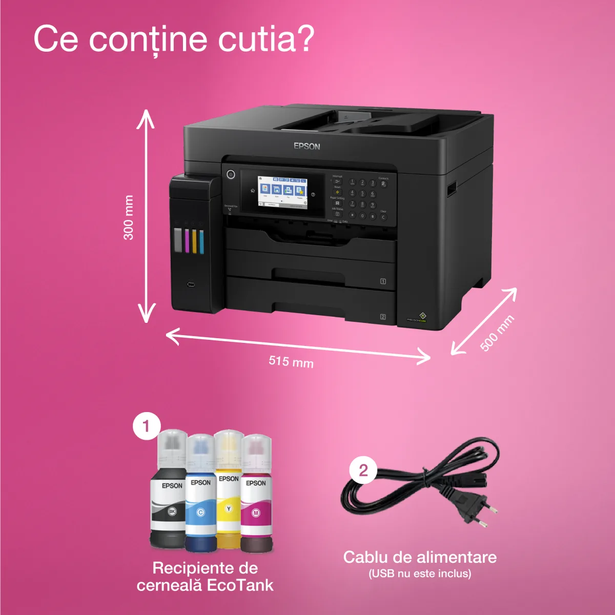 Epson EcoTank L15160 multifunctional CISS A3+ fax C11CH71402 lifestyle