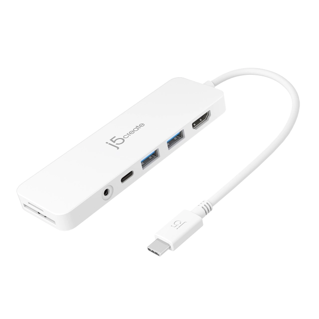 j5create USB-C MULTI-PORT HUB WITH POWER/DELIVERY