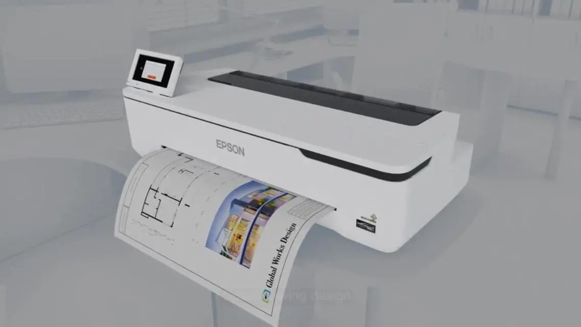 Epson SureColor SC-T5100N plotter A0 36 inch fara stand (C11CF12302A0) 