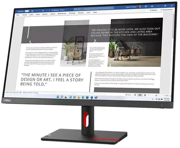 Lenovo ThinkVision S27i-30 monitor 27 inch IPS FHD 100Hz 