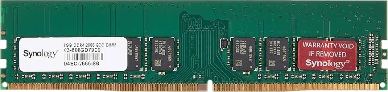 Synology Memorie RAM 8GB DDR4 ECC 2666MHz UDIMM