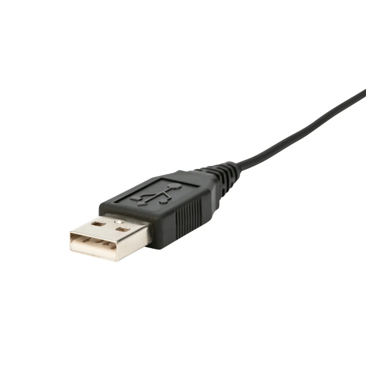 Jabra Casca BIZ 2300 USB UC Duo cu fir. Binaural, On-Ear, conectare USB-A angle