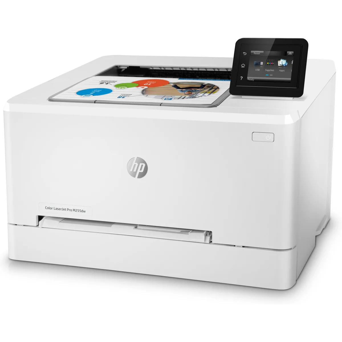 HP Color LaserJet Pro M255dw imprimanta laser color A4 (7KW64A) angle
