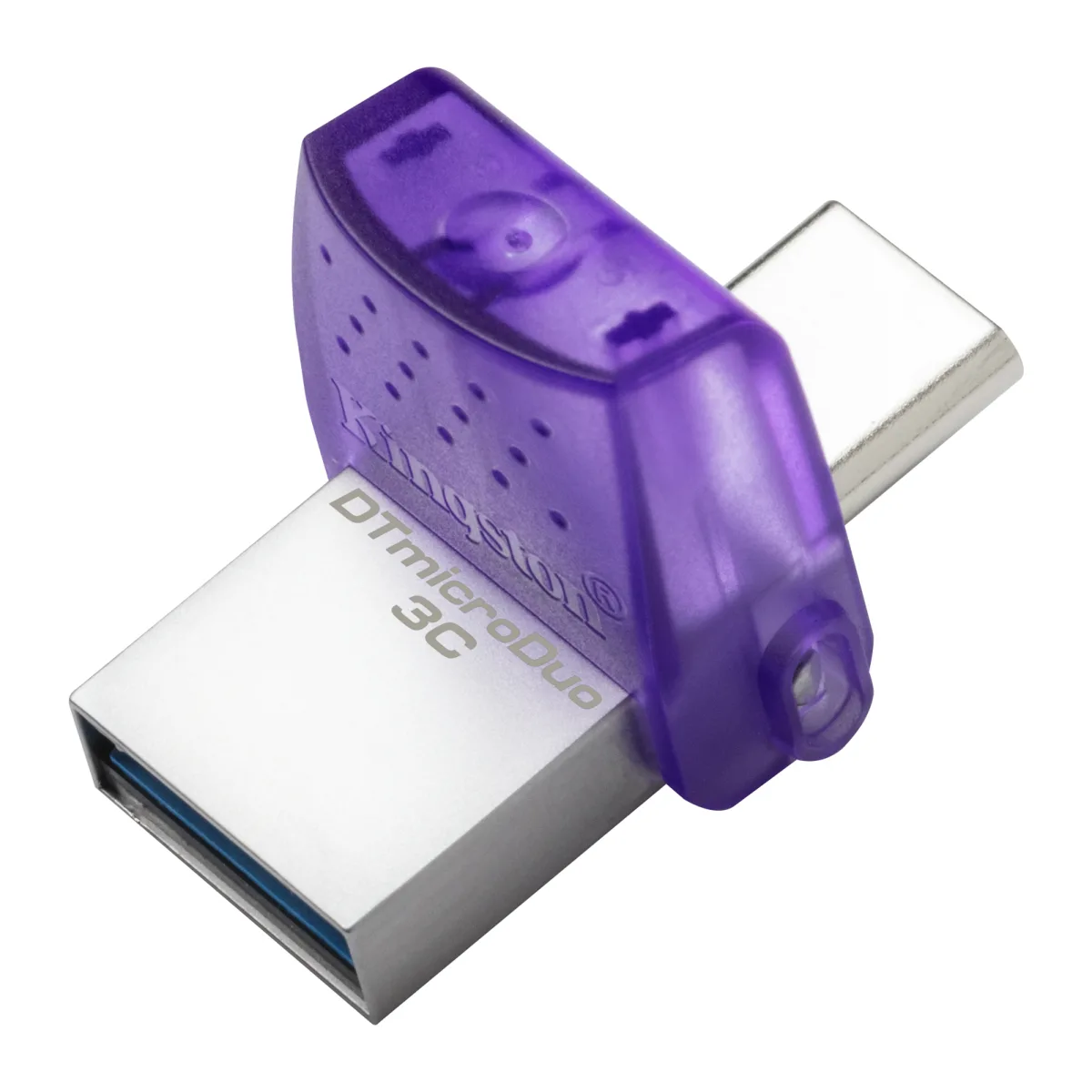 Kingston Memorie USB DataTraveler microDuo 3C 256GB, USB 3.2 Gen 1, USB-A/USB-C angle