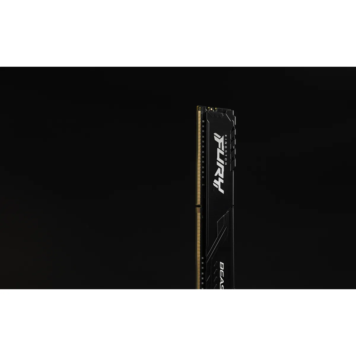 Kingston FURY Beast Black DRAM 16GB 3200MHz DDR4 CL16 DIMM (Kit of 2) angle