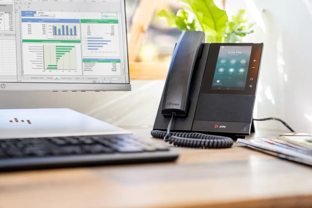 HP Poly CCX 500 Business Media Phone with Open SIP and PoE-enabled 