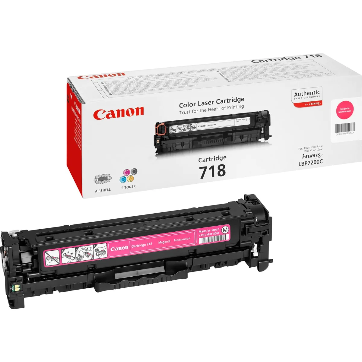 Canon CRG718M Cartus toner magenta pt. LBP-7200CDN,LBP-7660Cdn, MF8350C, 2900