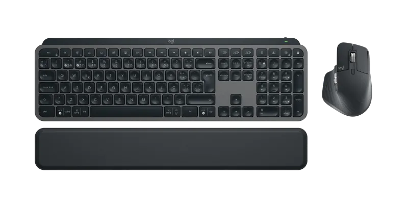 Logitech MX Keys S Combo Graphite, Bluetooth, Portuguese Layout